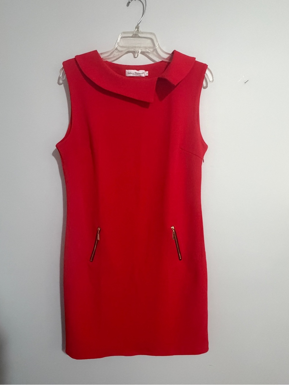 Sabrina Diamanti Italian Red Dress size XL
